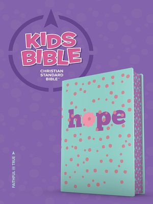 cover image of CSB Kids Bible